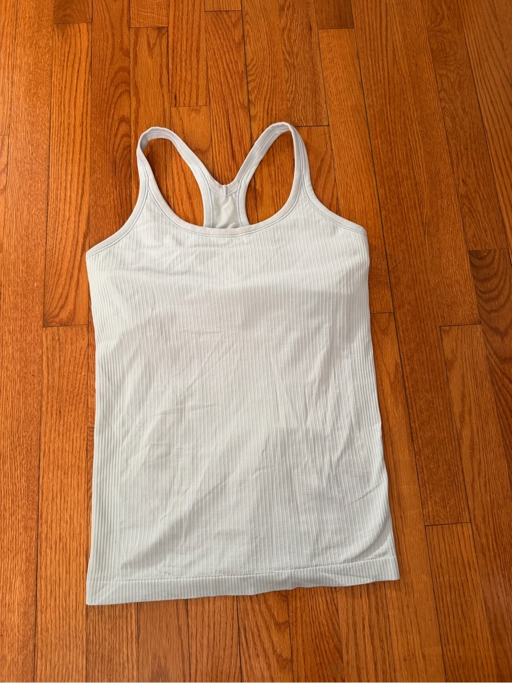 Lululemon Light blue ebb to street tank size 8
